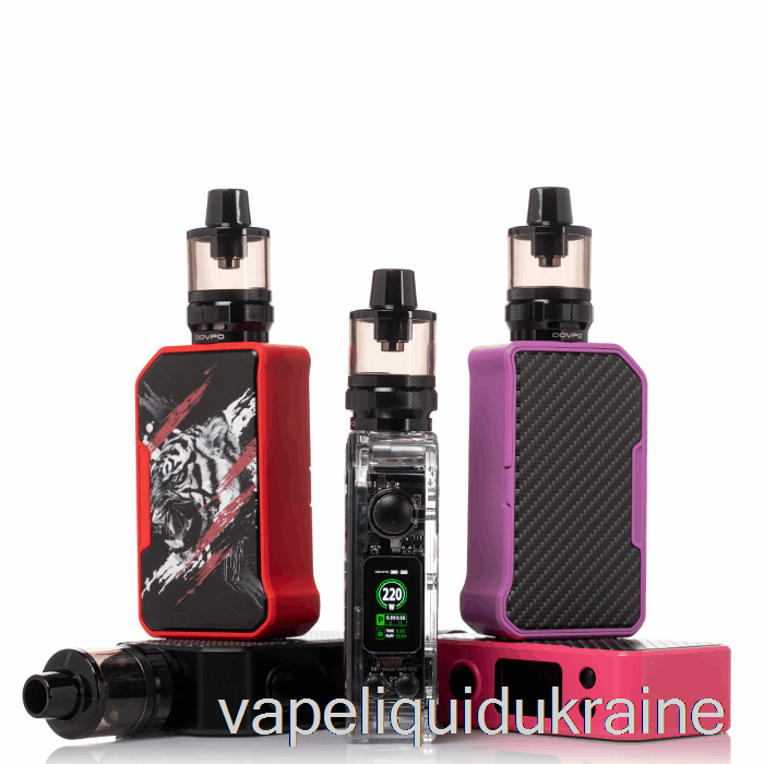 Vape Liquid Ukraine DOVPO MVP 220W Starter Kit Fire Demon Beast Black